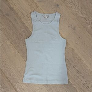 CLUB MONACO – Fine Knit Halter Tank – Pale Blue – Size Medium